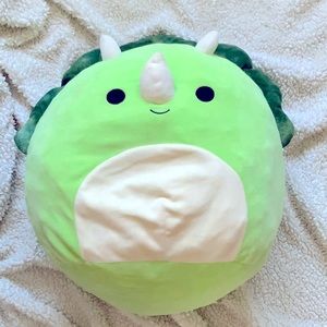 Light green dinosaur squishmallow